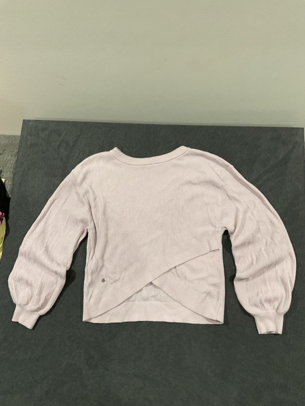 Lululemon Athletic Reversible Crossover Sweater light pink SP